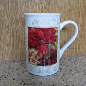 life@home POINSETTIA Christmas Mug (DK698)
